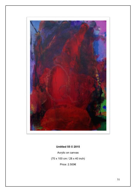 CATALOGUE of ABSTRACT ARTWORKS