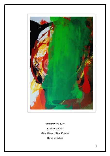 CATALOGUE of ABSTRACT ARTWORKS