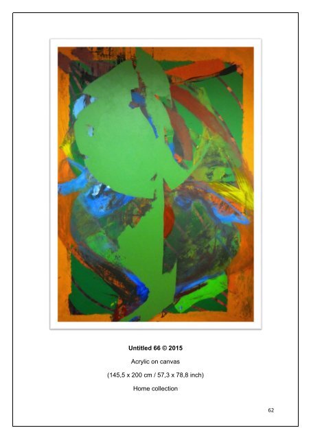 CATALOGUE of ABSTRACT ARTWORKS