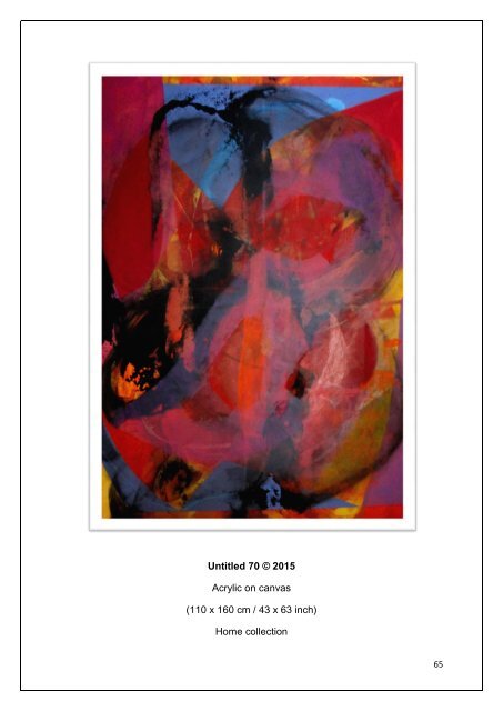 CATALOGUE of ABSTRACT ARTWORKS