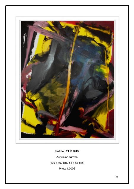 CATALOGUE of ABSTRACT ARTWORKS