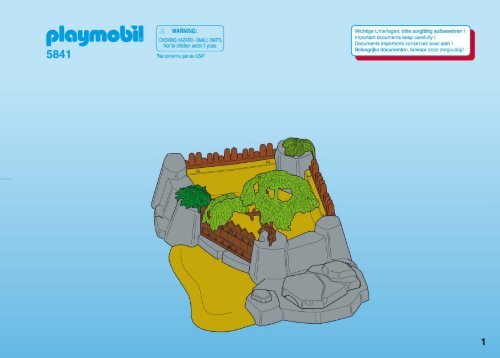 Playmobil 5841 - Notice de montage Playmobil 5841