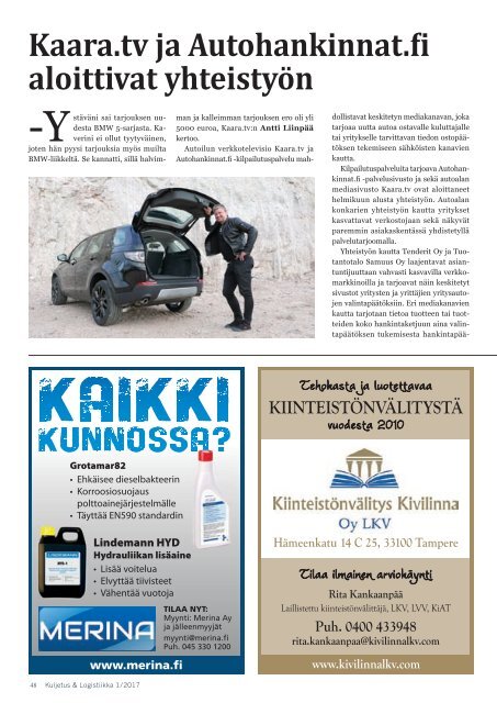 Kuljetus & Logistiikka 1 / 2017