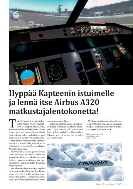 Kuljetus & Logistiikka 1 / 2017