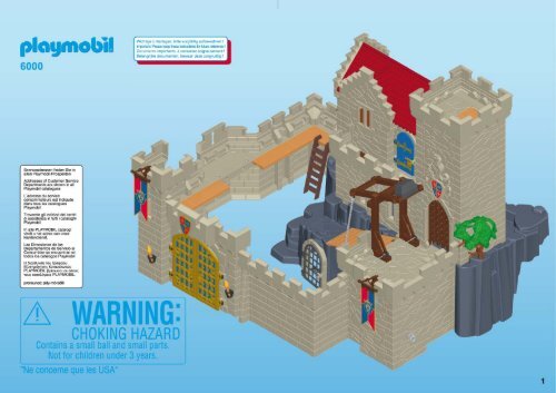 Playmobil 6000 Ch&acirc;teau des chevaliers du Lion Imp&eacute;rial - Ch&acirc;teau des chevaliers du Lion Imp&eacute;rial