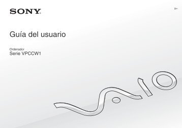 Sony VPCCW1E8R - VPCCW1E8R Istruzioni per l'uso Spagnolo