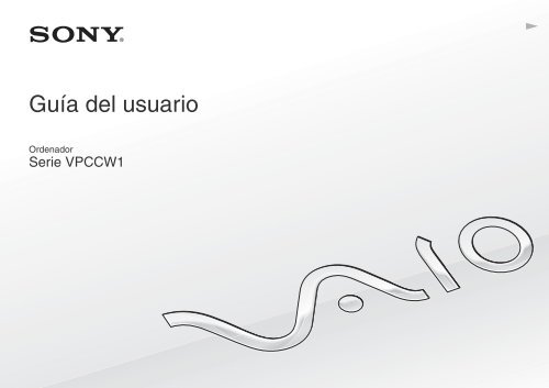 Sony VPCCW1E8R - VPCCW1E8R Istruzioni per l'uso Spagnolo