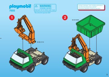 Playmobil 7655 - Notice de montage Playmobil 7655