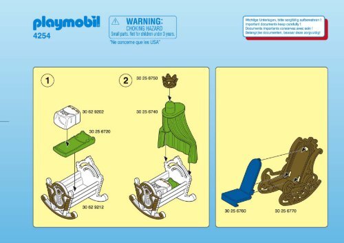 Playmobil 4254 - Notice de montage Playmobil 4254