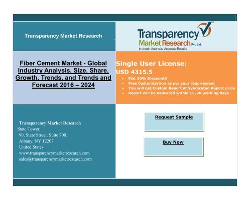 Fiber Cement Market Positive Long-Term Growth Outlook 2024|TMR