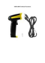 OBM-6800 Wired POS Barcode Scanner