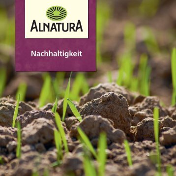 Nachhaltigkeit bei Alnatura