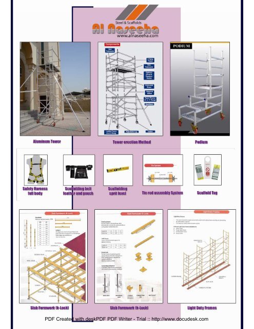 Catalogue - Al Naseeha Building Material Trading Co  L L C