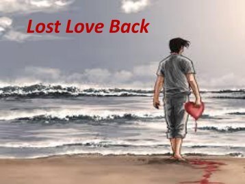 Lost Love Back