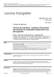 Nf Dtu 61.1 P4 Installations De Gaz Dans Les Locaux D'habitation