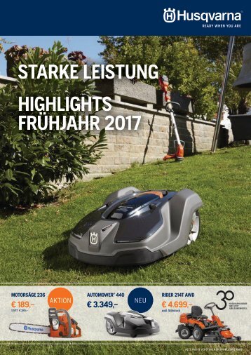 Husqvarna Frühjahr 2017