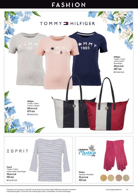 Helsinki-Stockholm March-April 2017 Silja Line Shopping catalogue – full version