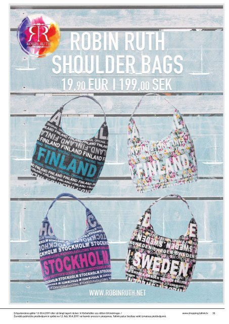 Riga-Stockholm March-April 2017 Tallink Shopping catalogue – full verison