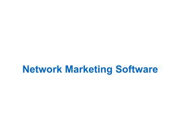 Network Marketing Software