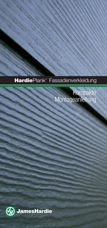 HardiePlank Fassadenverkleidung - Installationsanleitung