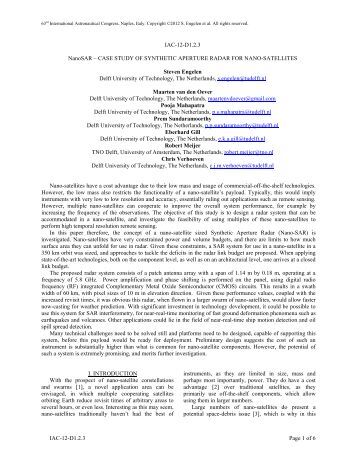 synthetic tutorial a on mathematical radar aperture 2.0 Aperture Synthetic SAR Version Radar Light