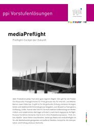 mediaPreflight Preflight-Cockpit der Zukunft - ppimedia.de