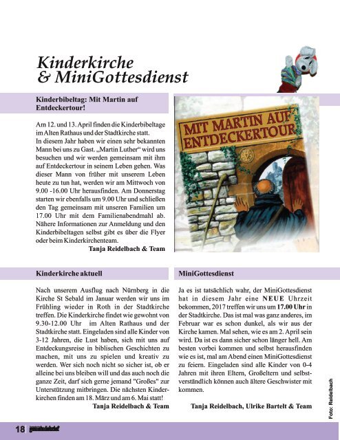 Evang. Kirchengemeinde Roth - Gemeindebrief März bis Mai 2017