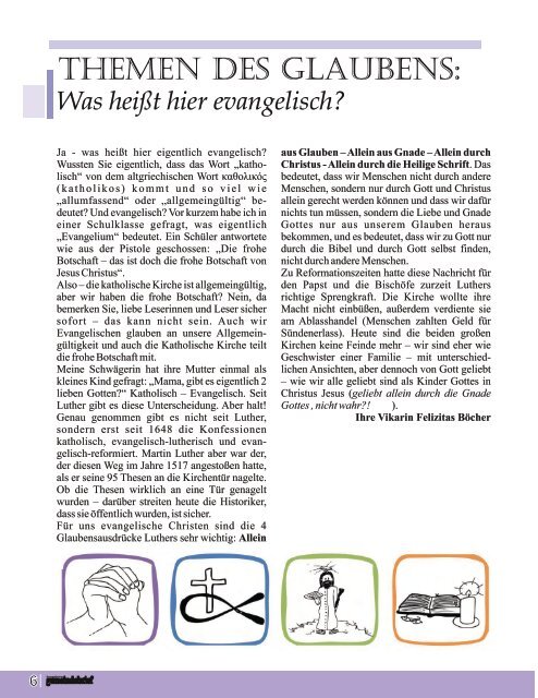 Evang. Kirchengemeinde Roth - Gemeindebrief März bis Mai 2017