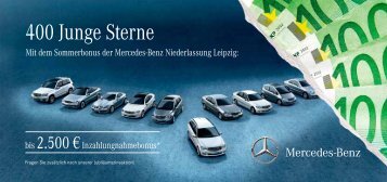 400 Junge Sterne - Mercedes-Benz Niederlassung Leipzig