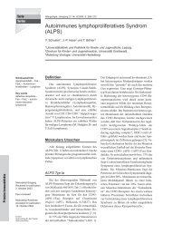 Autoimmunes lymphoproliferatives Syndrom (ALPS)