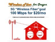 Oregon Wireless Fiber