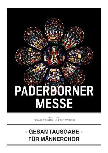 Paderborner Messe (Männerchor-Ausgabe)