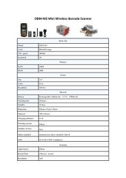 OBM-M3 Wireless Inventory Barcode Scanner 