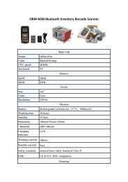 OBM-M3b BT Inventory Handheld Barcode Scanner