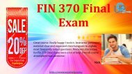 FIN 370 Final Exam Set 1,2,3,4,5 Answers of UOP PDF Download