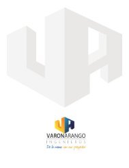Brochure VARON ARANGO INGENIEROS 2017
