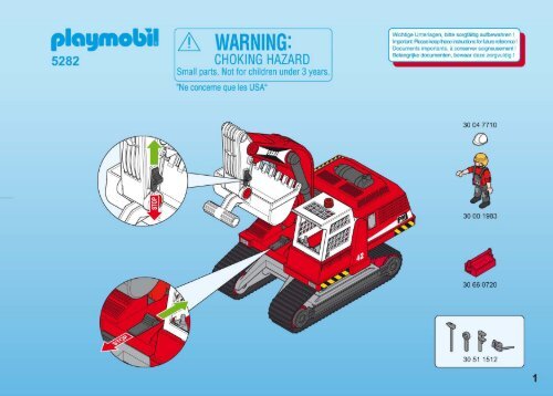 Playmobil 5282 - Notice de montage Playmobil 5282