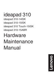 ideapad 310 Hardware Maintenance Manual
