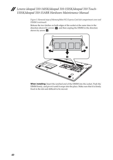 ideapad 310 Hardware Maintenance Manual