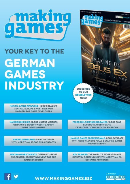 A GUIDE TO THE GERMAN GAMES INDUSTRY