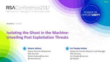 Isolating the Ghost in the Machine Unveiling Post Exploitation Threats