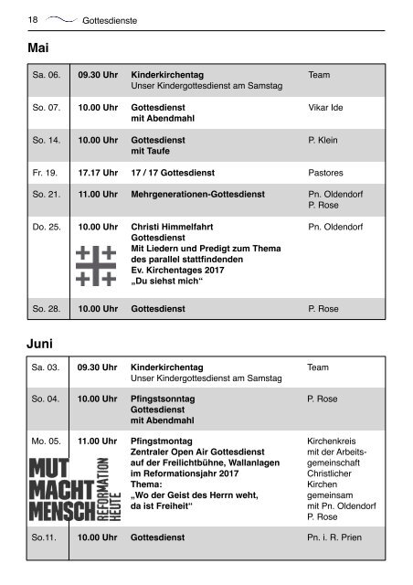 Mein Kreuz & Fisch 2017 Februar 2017