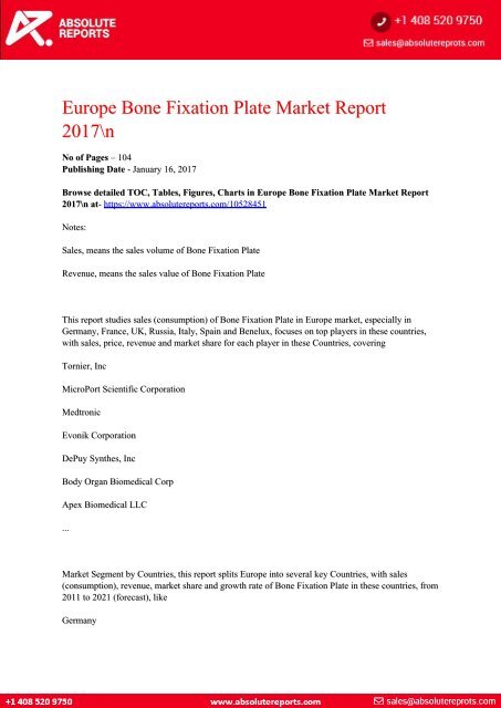 10528451-Europe-Bone-Fixation-Plate-Market-Report-2017-n