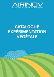 Catalogue Expérimentation Végétale