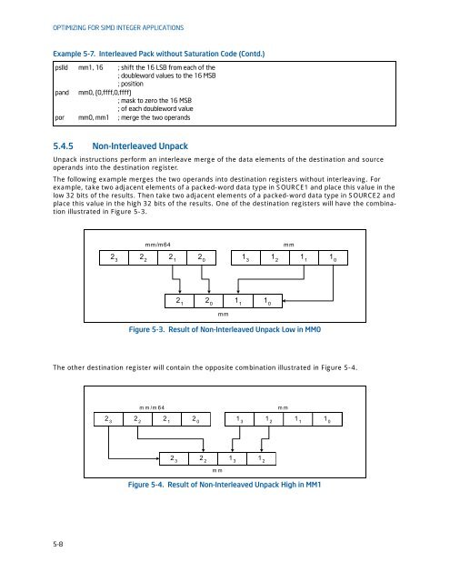 OPTIMIZING FOR SIMD INTEG