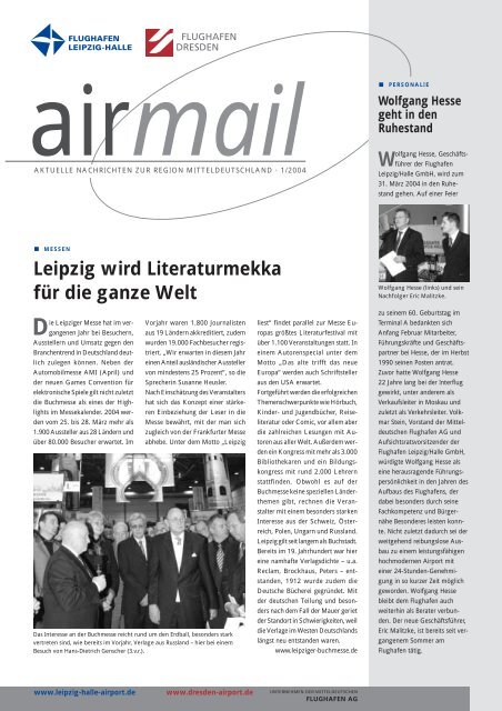 Leipzig wird Literaturmekka für die ganze Welt - Flughafen Leipzig ...