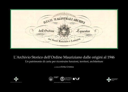 L’Archivio Storico dell’Ordine Mauriziano dalle origini al 1946