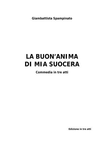 LA BUON'ANIMA DI MIA SUOCERA - Giambattista Spampinato