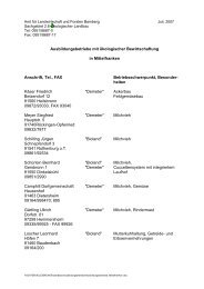 Ausbildungsbetriebe mit ökologischer Bewirtschaftung in ...