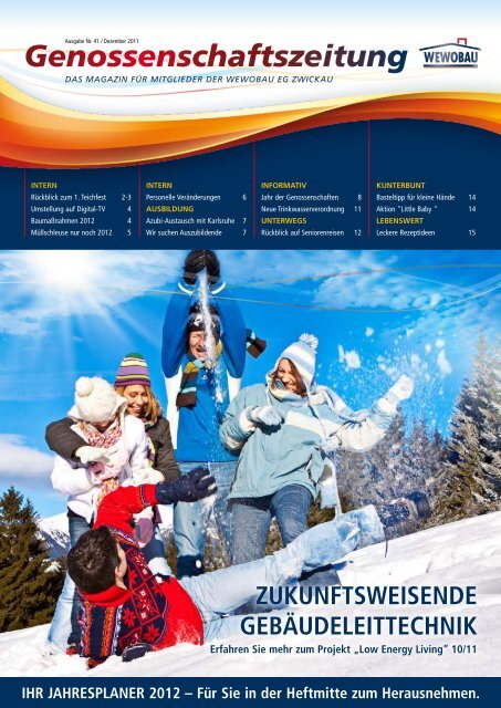 Genossenschaftszeitung Nr. 41 - Dezember 2011 [3,2 MB - Wewobau